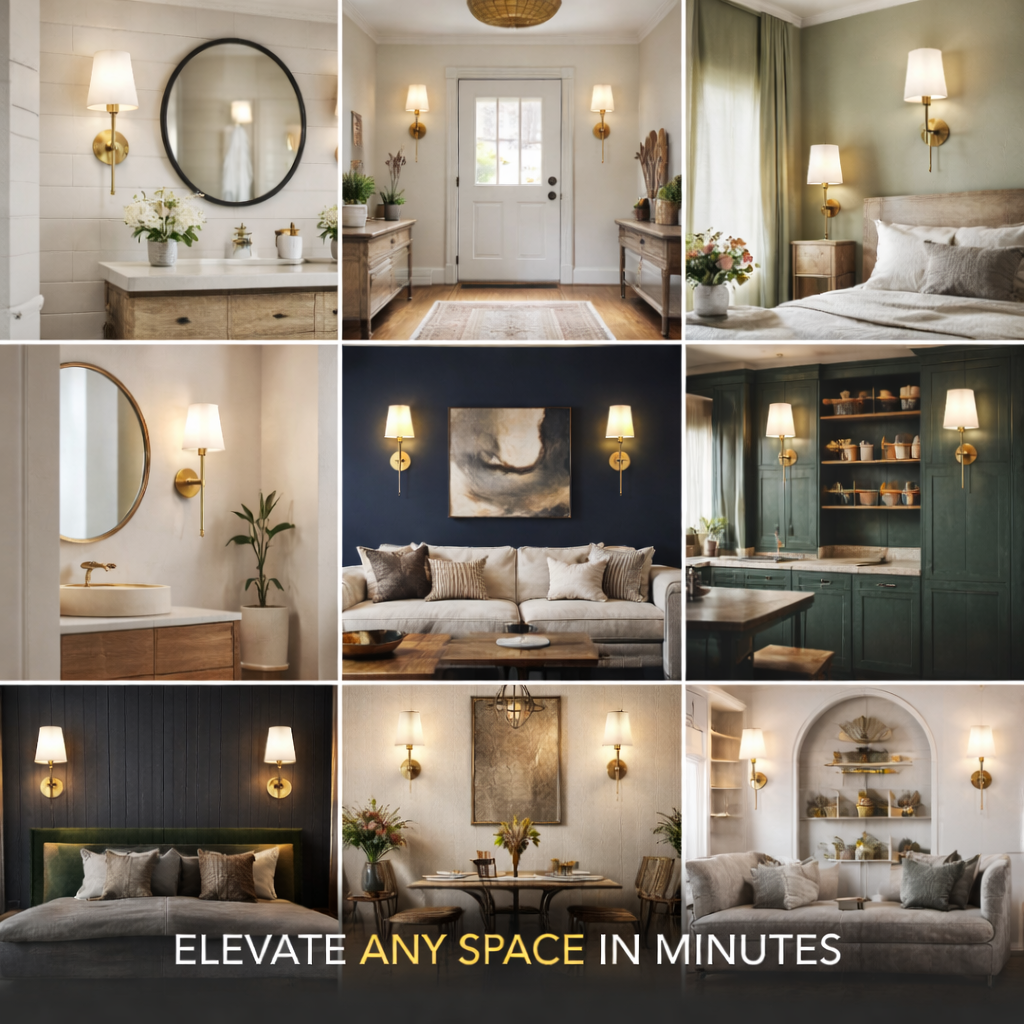 WIRELESS WALL SCONCES (2 PACK)