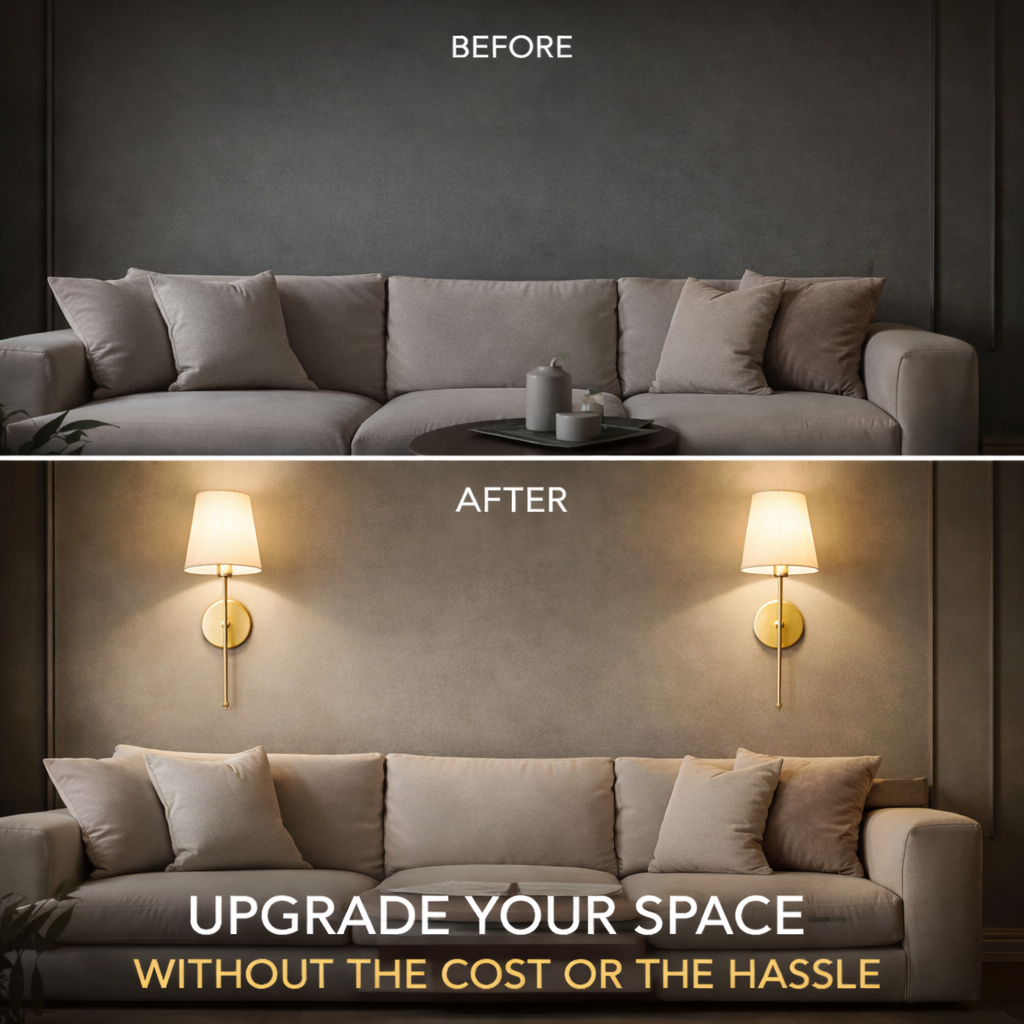 WIRELESS WALL SCONCES (2 PACK)