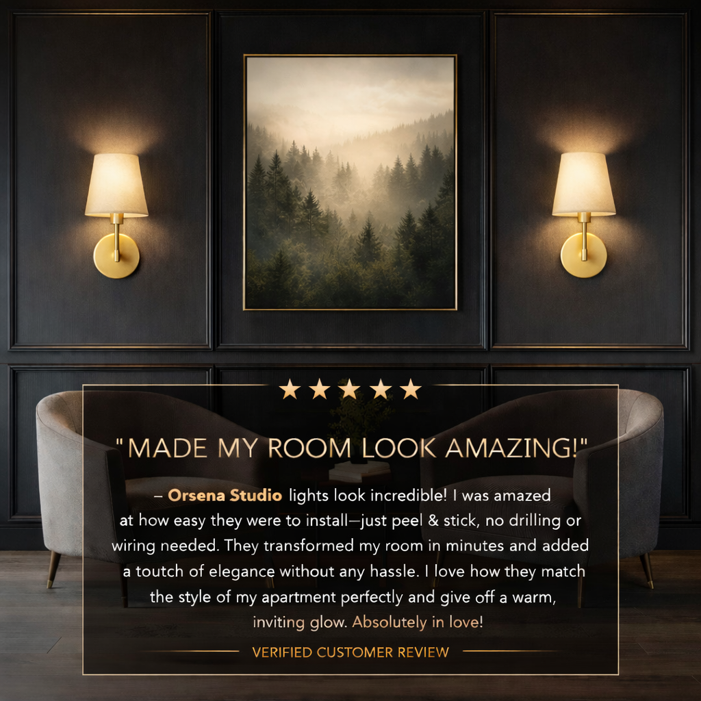 WIRELESS WALL SCONCES — Heritage Edition  (2 PACK)