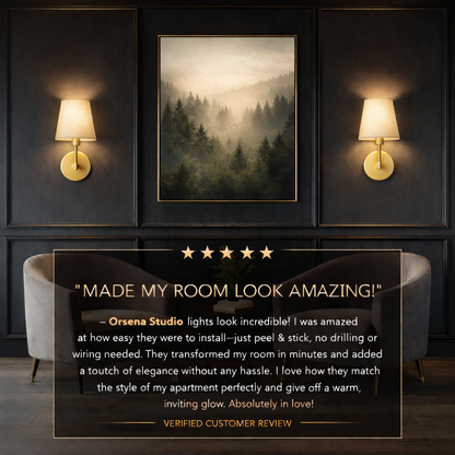 WIRELESS WALL SCONCES — Heritage Edition  (2 PACK)