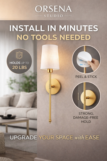 WIRELESS WALL SCONCES – Column (2 PACK)